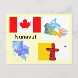 Carte Postale Territoire du Nunavut Canada
