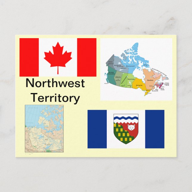 Carte Postale Territoires du Nord-Ouest Canada (Devant)