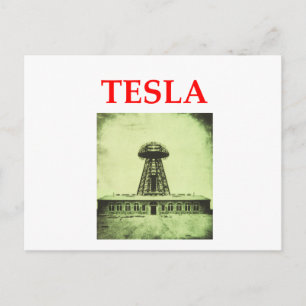 Carte Postale tesla