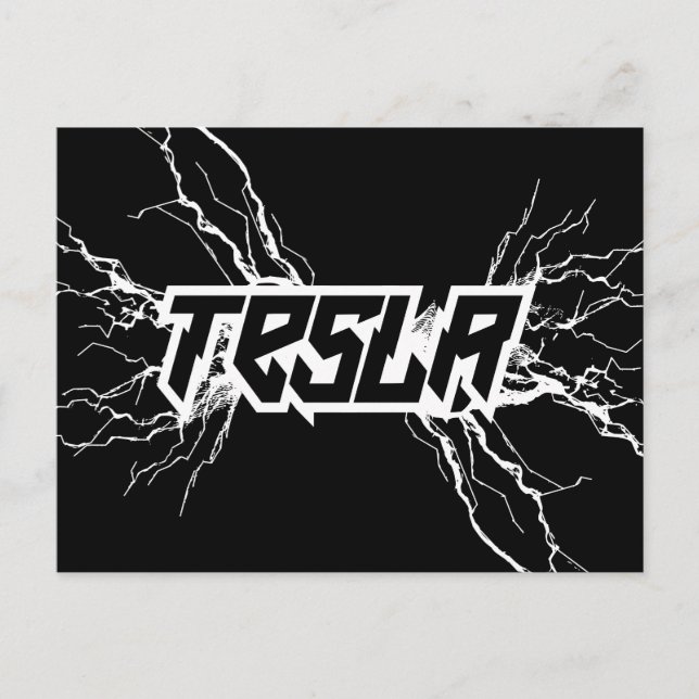 Carte Postale Tesla (Devant)