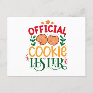 Carte Postale Testeur officiel de cookies