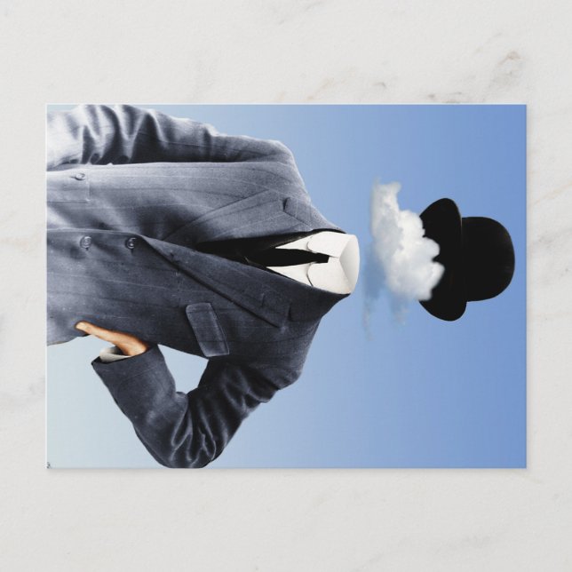 Carte Postale "Tête Dans Les Nuages" (Devant)
