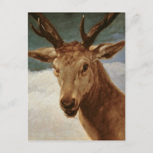Carte Postale Tête de cerf, 1634
