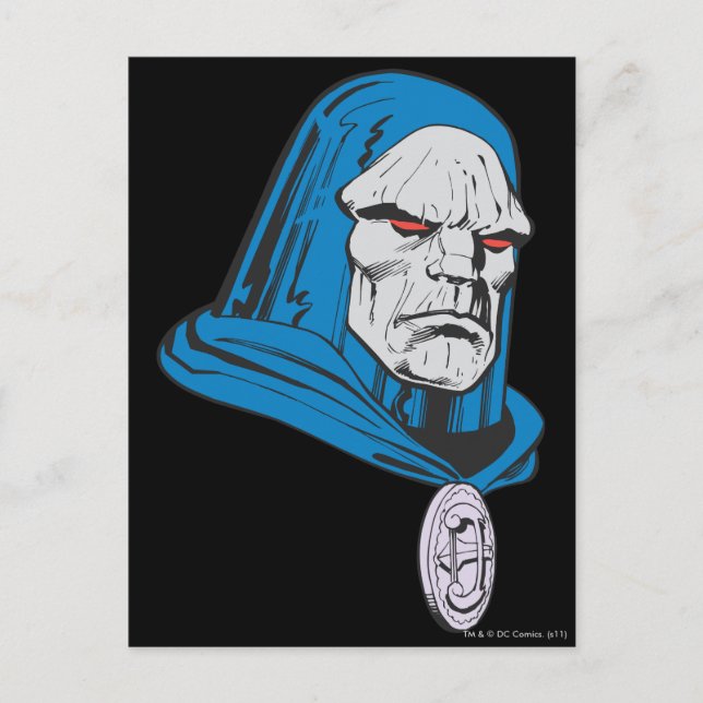 Carte Postale Tête de Darkseid (Devant)