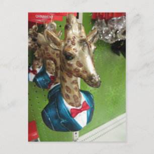 Carte Postale Tête de girafe