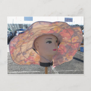 Carte Postale Tête décorative