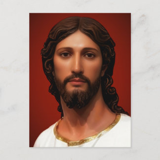 Carte Postale Tête du Christ par Mark Edward Westerfield d'après