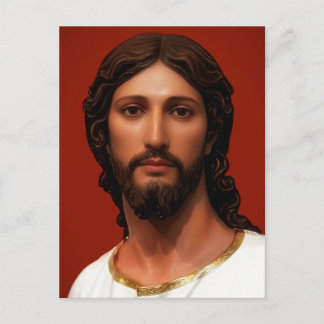 Carte Postale Tête du Christ par Mark Edward Westerfield d'après