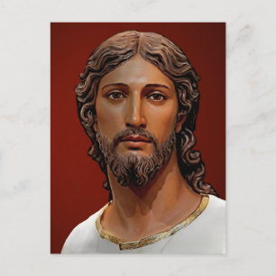 Carte Postale Tête du Christ par Mark Edward Westerfield d'après