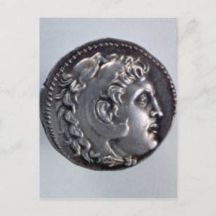 Carte Postale Tetradrachma représentant Alexandre le Grand