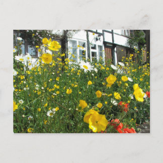 Carte Postale Tewkesbury cottages et Garden