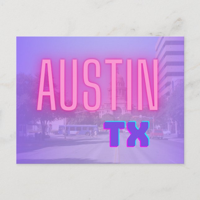 CARTE POSTALE TEXAS AUSTIN (Devant)