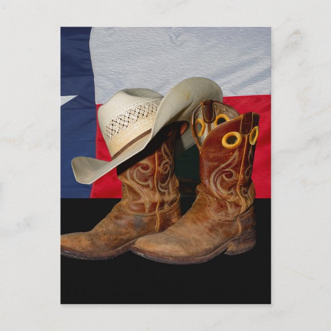 Carte Postale Texas Boots et Casquette.jpg (Devant)