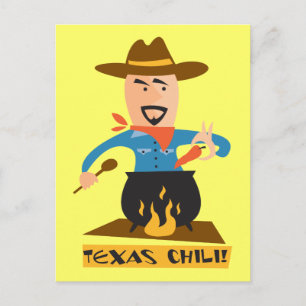Carte Postale Texas Chili