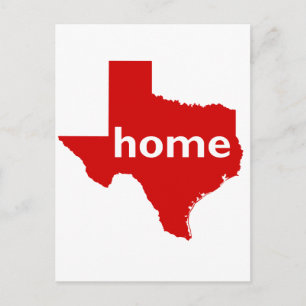 Carte Postale Texas Home