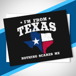 Carte Postale Texas Pride - Texas Meme - Texas State Flag