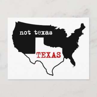 Carte Postale Texas Pride ! Texas / Pas Texas