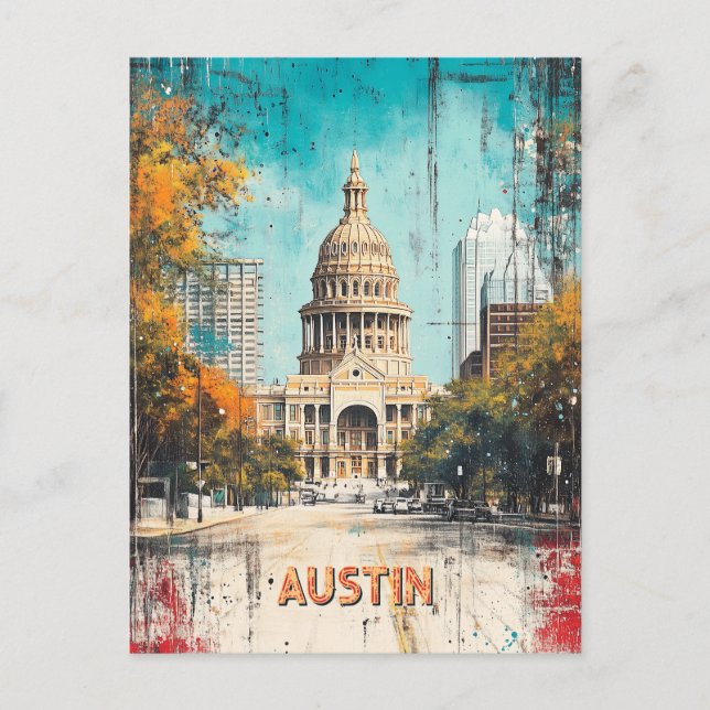 Carte Postale Texas State Capitol Austin (Devant)