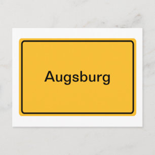 Carte Postale Texte de Stadtschild für eigenen