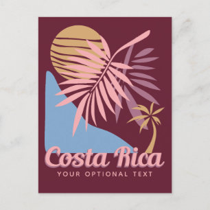 Carte Postale Texte personnalisé Costa Rica