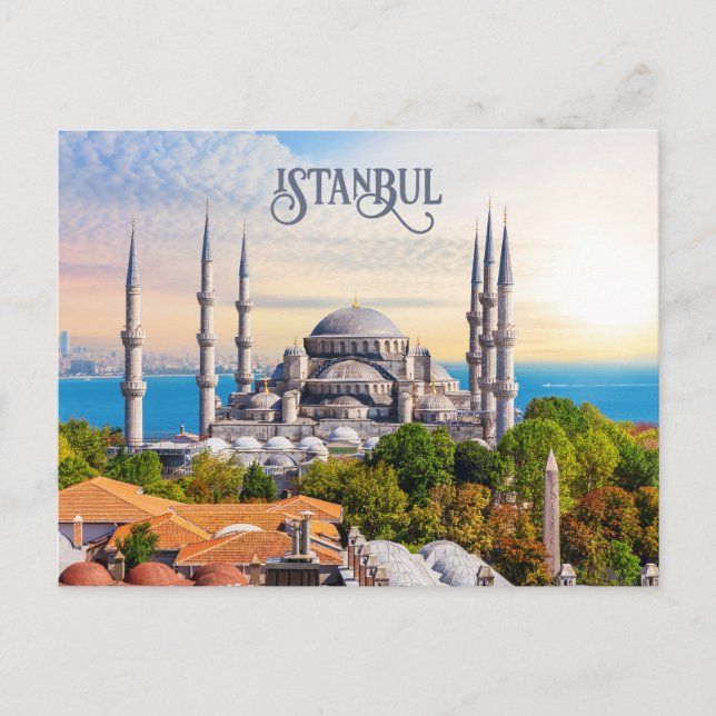 Carte Postale Texte personnalisé Istanbul (Devant)