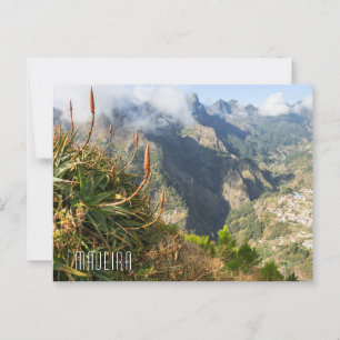 Carte Postale Texte personnalisé Madeira Portugal