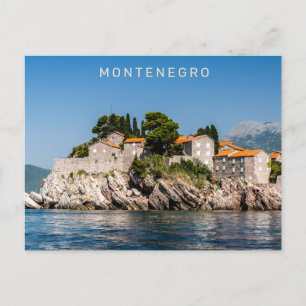 Carte Postale Texte personnalisé Monténégro
