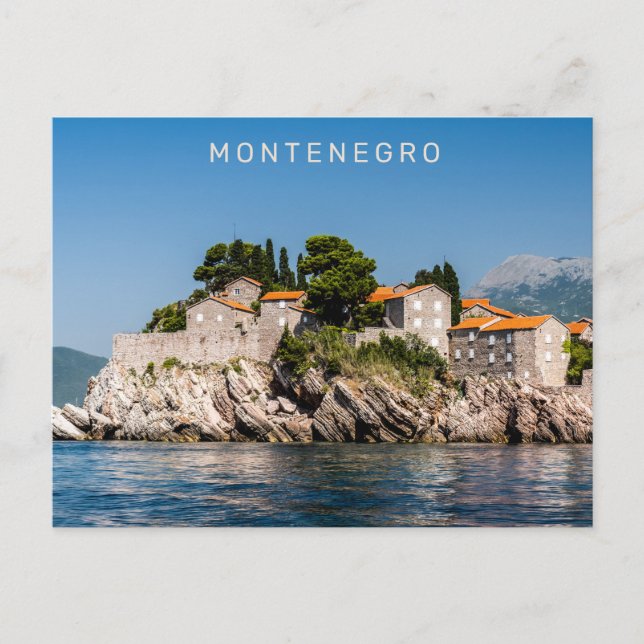 Carte Postale Texte personnalisé Monténégro (Devant)