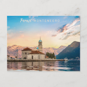 Carte Postale Texte personnalisé Monténégro