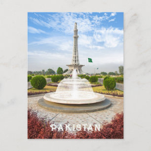 Carte Postale Texte personnalisé Pakistan