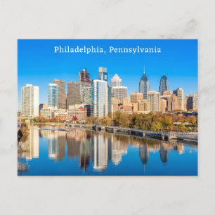 Carte Postale Texte personnalisé Philadelphie Pennsylvanie