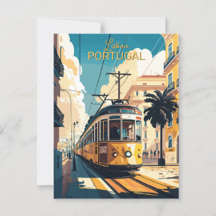Carte Postale Texte personnalisé Portugal