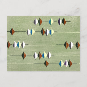 Carte Postale Textile de coupe japonaise