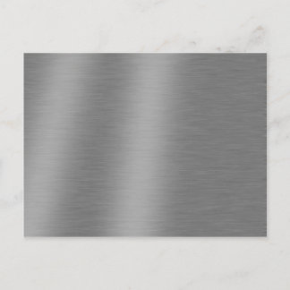 Carte Postale Texture d'aluminium brossé