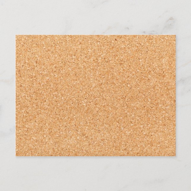 Carte Postale Texture de liège (Devant)