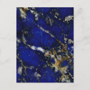Carte Postale Texture de pierre : Lapis lazuli