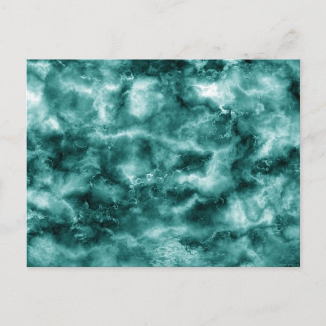 Carte Postale Texture en marbre vert foncé (Devant)