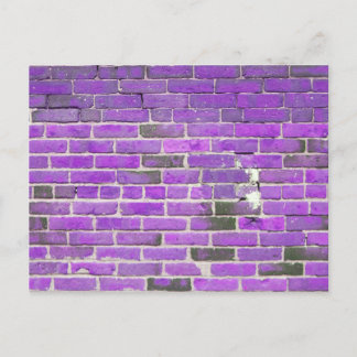 Carte Postale Texture mauve Vintage en brique