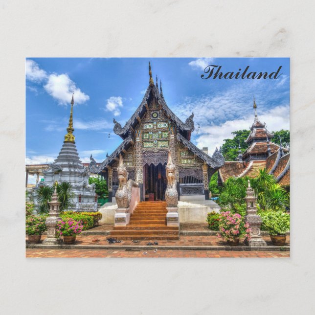 Carte Postale Thaïlande Chiang Mai Temple bouddhiste Photo (Devant)