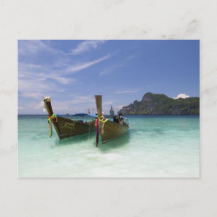 Carte Postale Thaïlande, île de Phi Phi Don, plage de Yong Kasem