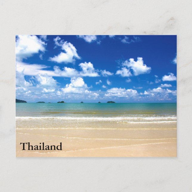 Carte Postale Thaïlande sur la plage (Devant)
