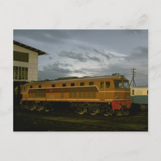 Carte Postale Thaïlande, unité de route diesel RS Rys