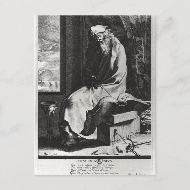 Carte Postale Thales de Miletus (Devant)