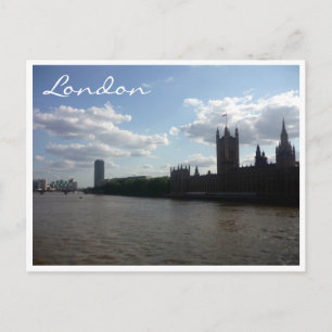 Carte Postale thames parlement london