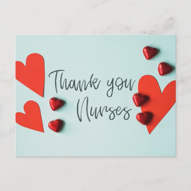 Carte Postale thank (Devant)