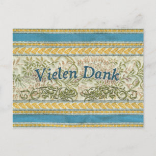 Carte Postale Thank You à German, merci