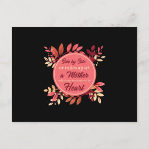 Carte Postale Thanksgiving Mère Fille Mère Mère Automne Femmes