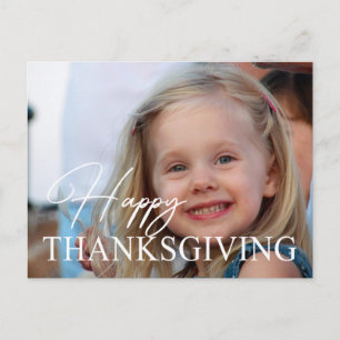 Carte Postale Thanksgiving Photocard Téléchargez votre propre ph