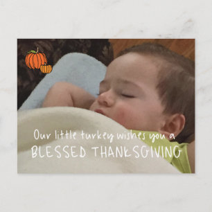 Carte Postale Thanksgiving Photocard Téléchargez votre propre ph