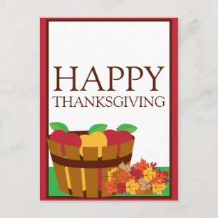 Carte postale Thanksgiving Verger